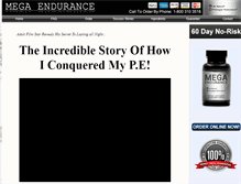 Tablet Screenshot of megaendurance.com